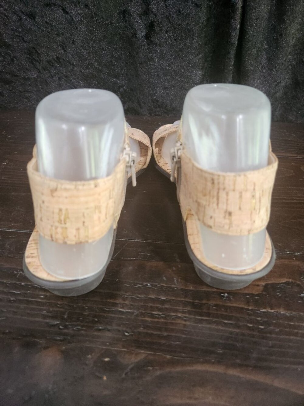 Sesto Meucci Elki Demi-Wedge Natural Cork Sandals/Sz. 6.5M NWOB - Picture 6 of 8